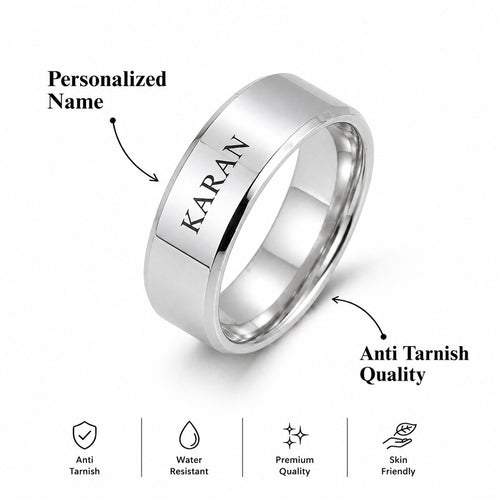 Men's Name Ring