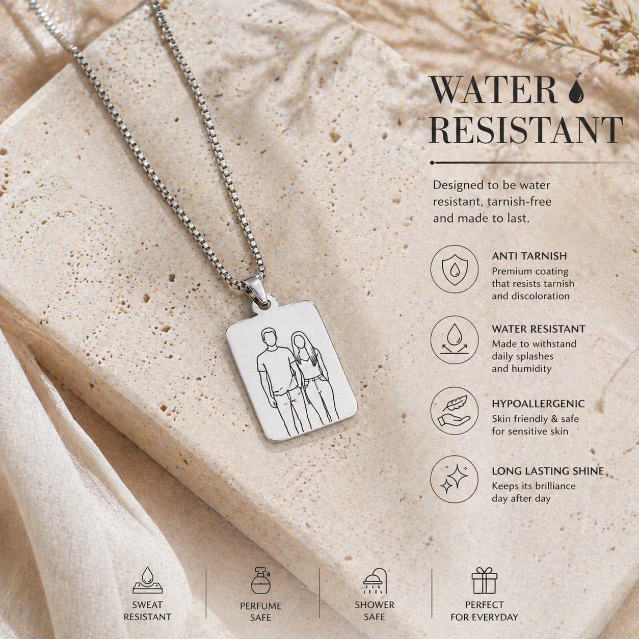 Men’s Minimal Art Chain