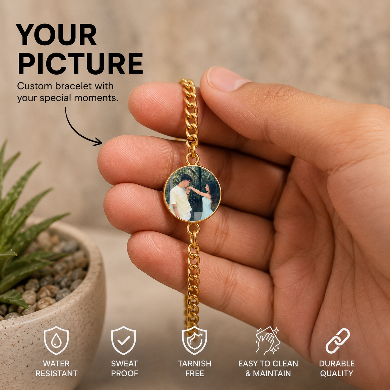 Men’s Portrait Bracelet