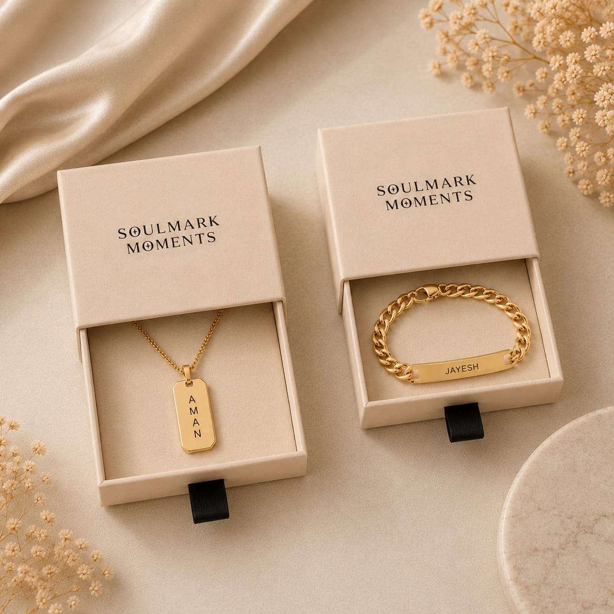 Name Chain & Bracelet Combo