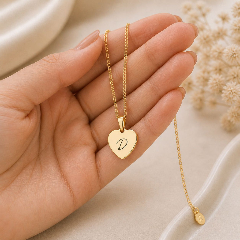Women's Initial Heart Chain
