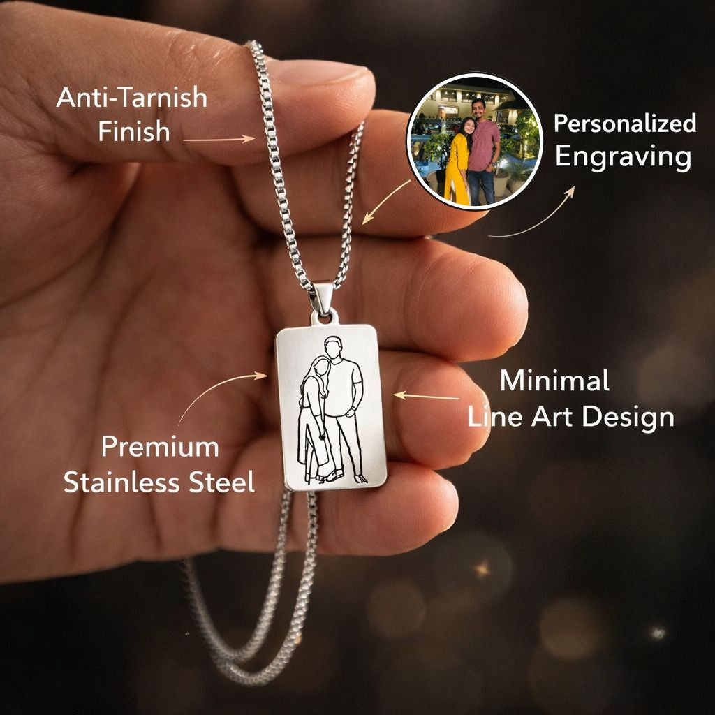 Men’s Minimal Art Chain