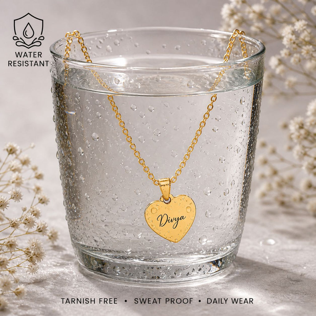 Women's Heart Name Chain