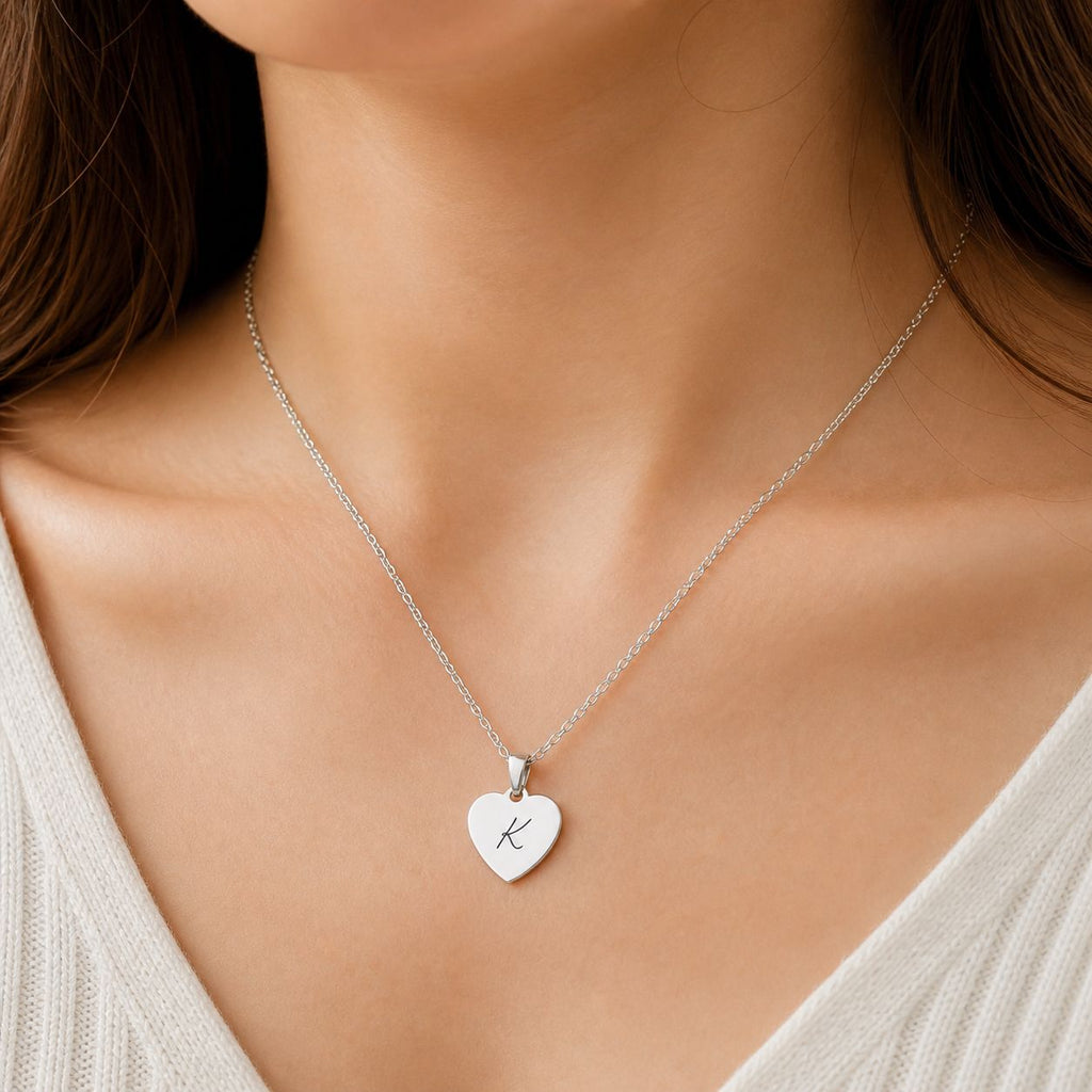 Women's Initial Heart Chain