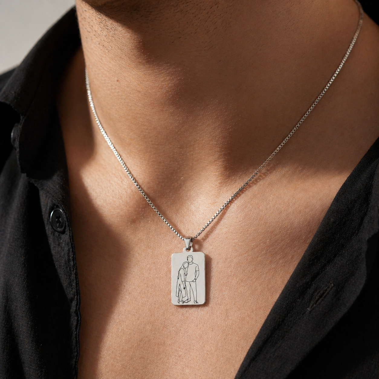 Men’s Minimal Art Chain