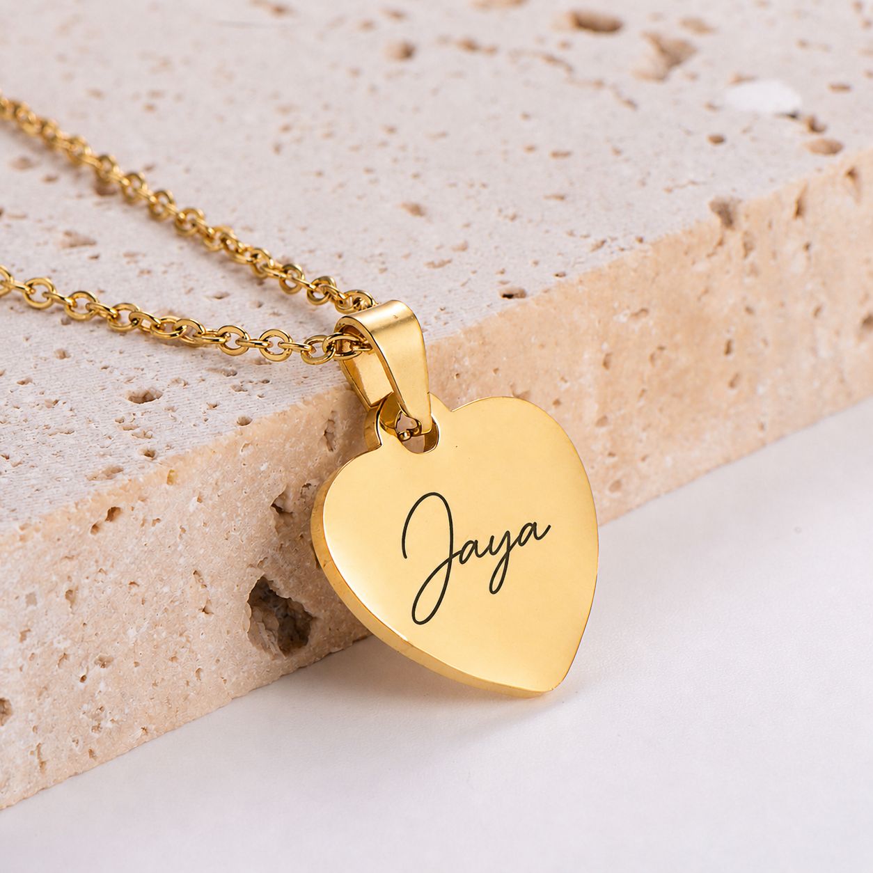 Women's Heart Name Chain