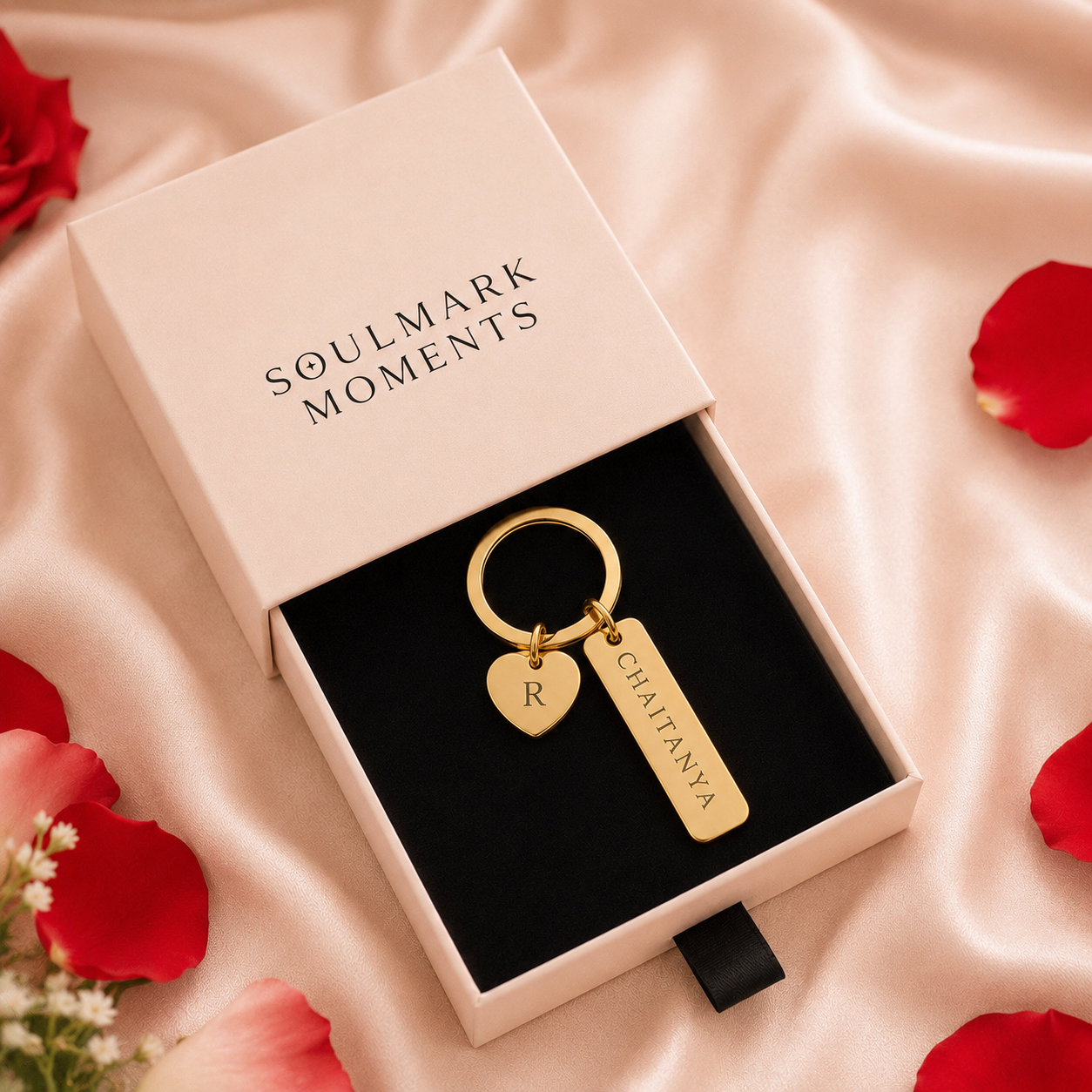 Name Keychain With Initial