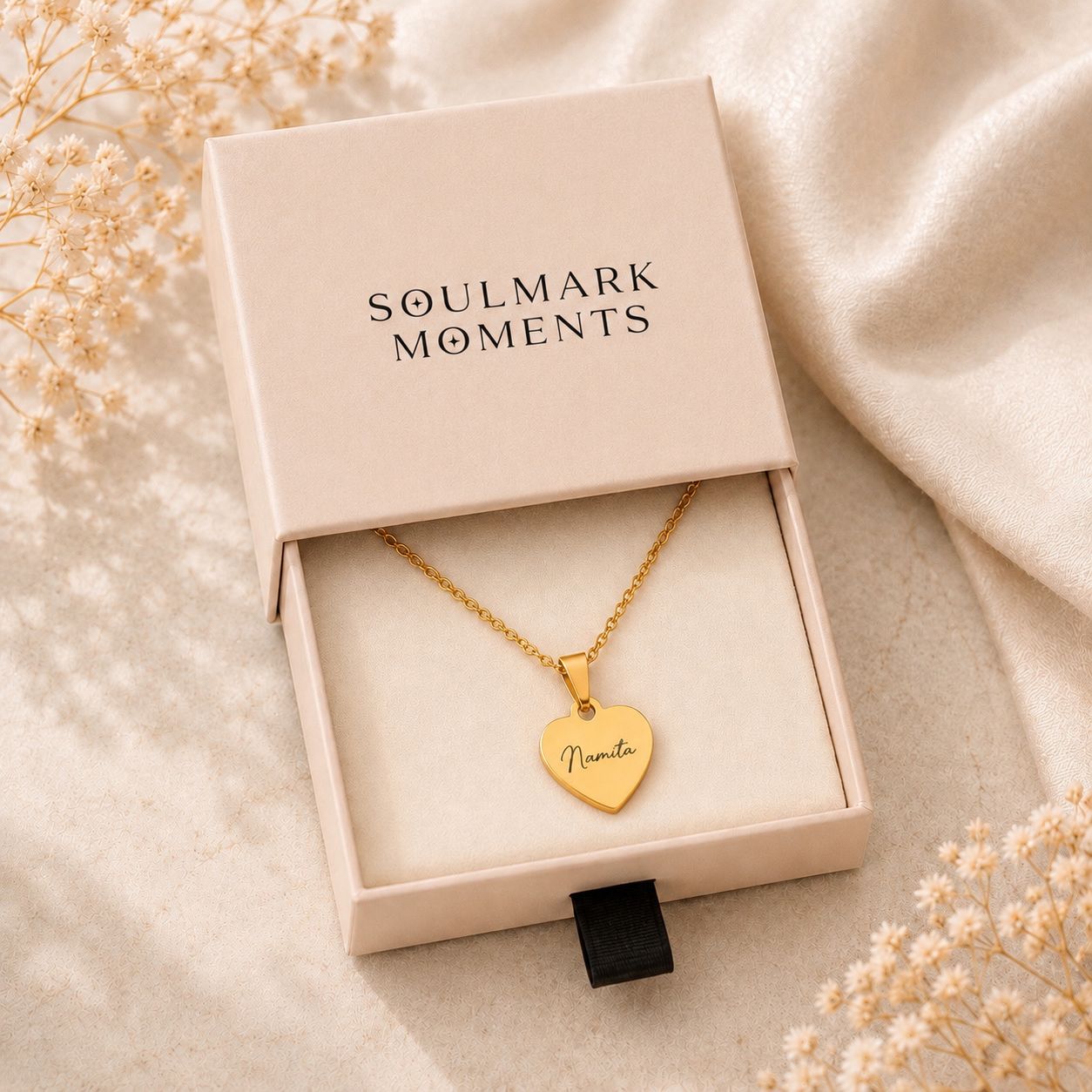 Women's Heart Name Chain