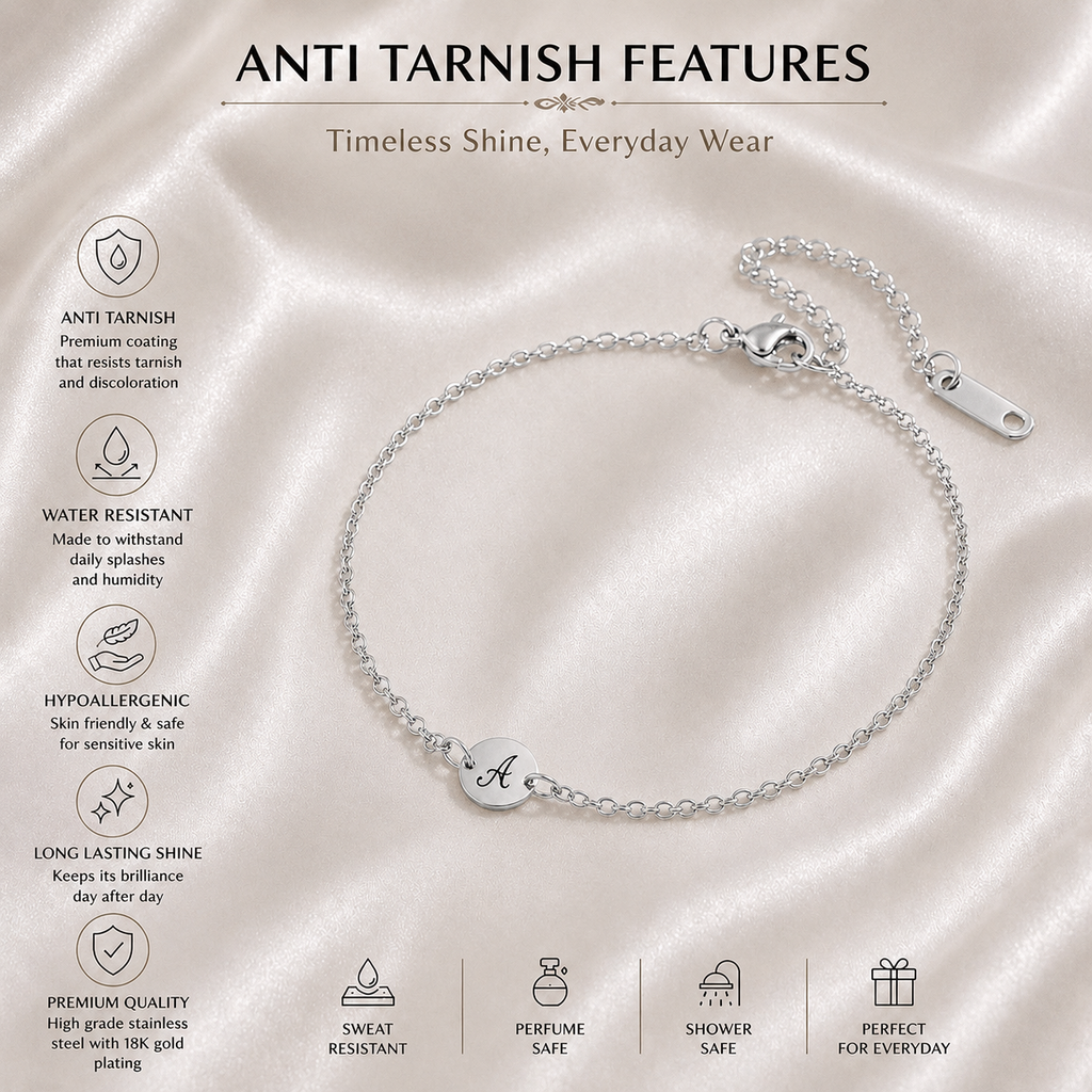Women's Initial Bracelet
